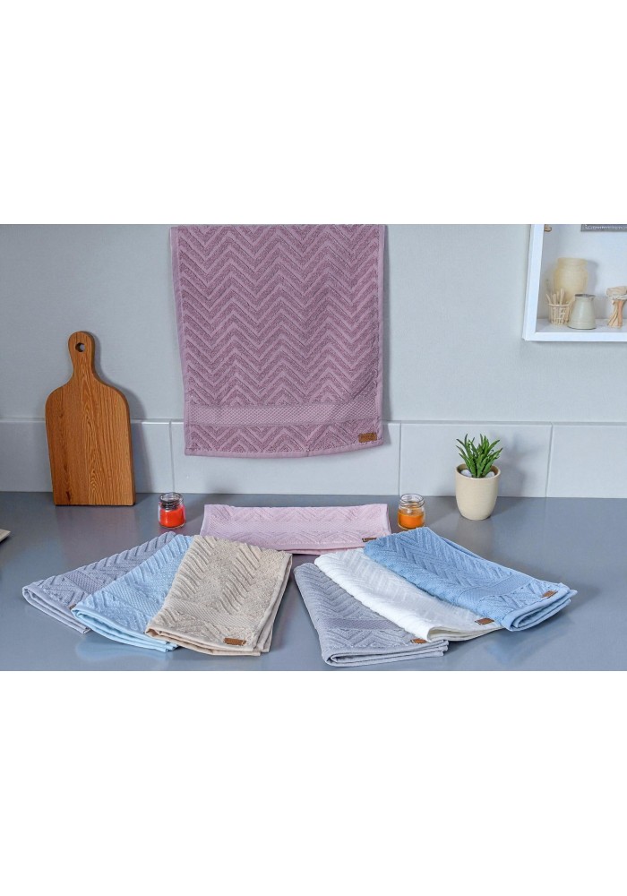 MİCROCOTTON ZİGZAG DESEN 30X50 DÜZİNESİ 720 GR.
